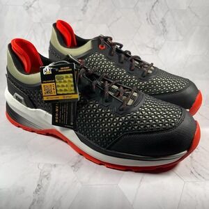 CATERPILLAR Streamline 2.0 CT Work Shoes Sneakers Moss Grey/Black Men's US Sz 12